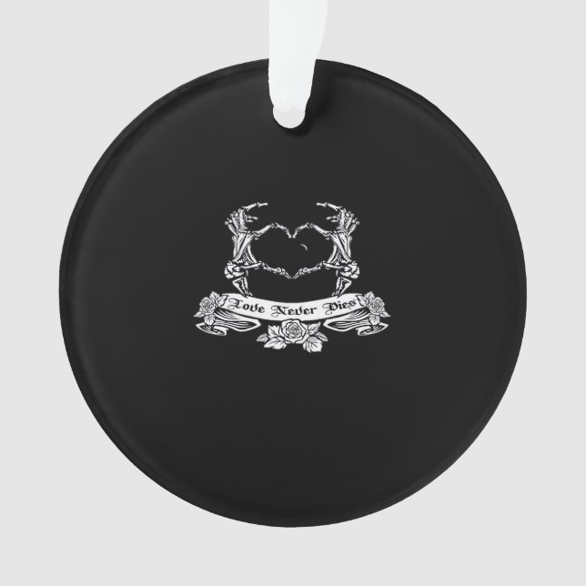Skeletthanddesign Ornament (Vorderseite)