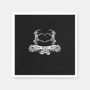 Skeletthanddesign Serviette