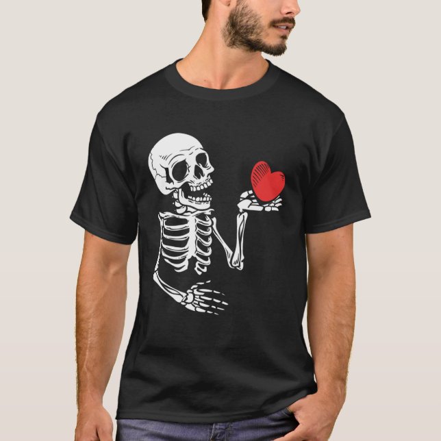 Skeletthandschuh Liebe 2 T-Shirt (Vorderseite)