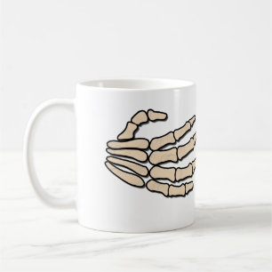 Skeletthandschuhe Cold to the Bone Coffee Tasse