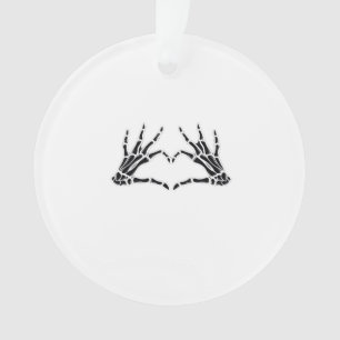 Skeletthandschuhe in Herzform - Einzigartige Kunst Ornament