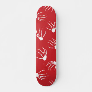 Skeletthandschuhe - Rot Skateboard