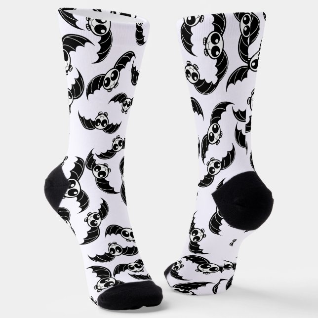 Skeletthasen Halloween Socken (Gewinkelt)