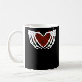 Skelettherz Kaffeetasse