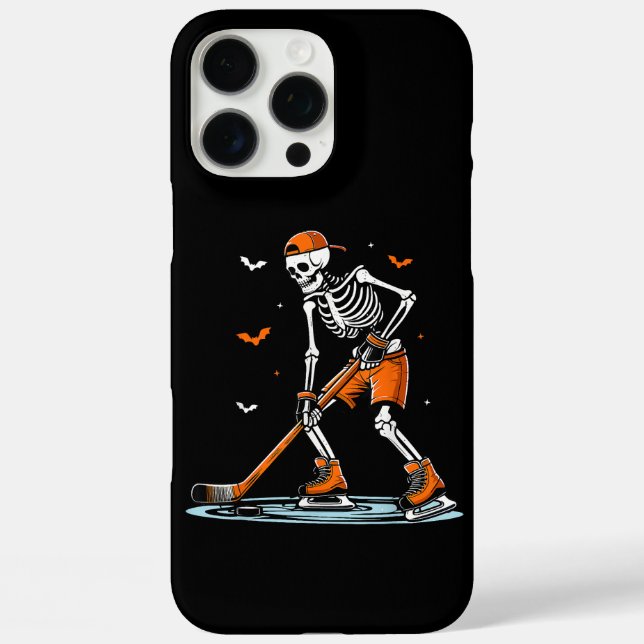 Skeletti Eishockey Halloween Boys Funny Halloween Case-Mate iPhone Hülle (Rückseite)