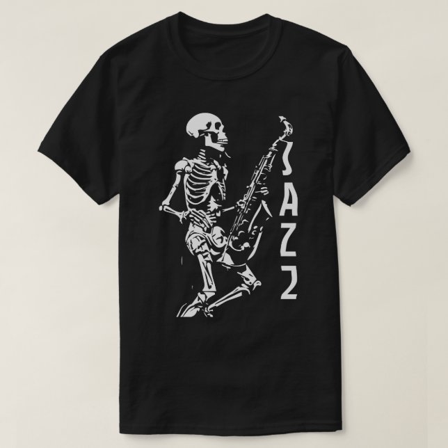 Skelettjazz T-Shirt (Design vorne)