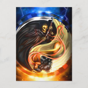 Skelettkarte Postkarte