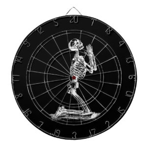 Skelettkartett Dartscheibe