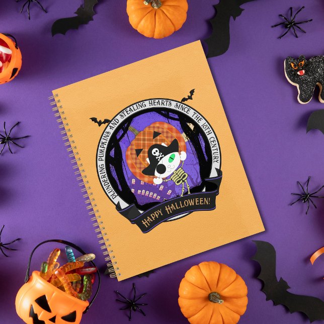 Skelettkatze Planer (Pirate skeleton cat planner)
