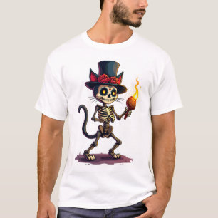 Skelettkatzen-Jamboree T-Shirt