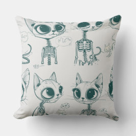 Skelettkatzenfisch Skelettknochen Leggings Kissen