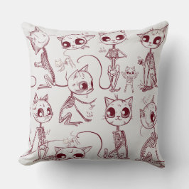 Skelettkatzenfisch Skelettknochen Leggings Kissen