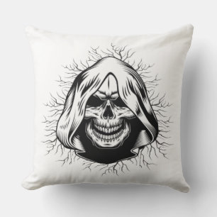 Skelettkeule Halloween-Kissen Kissen