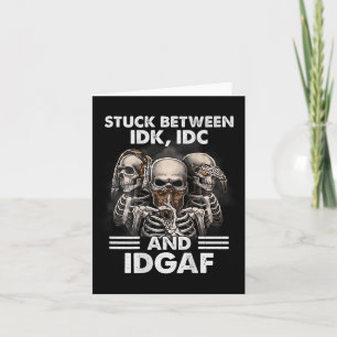 Skelettklemme zwischen IDC und IDGIF (auf der Rück Karte
