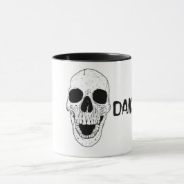 Skelettkopf Tasse
