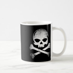 Skelettkreuz Kaffeetasse