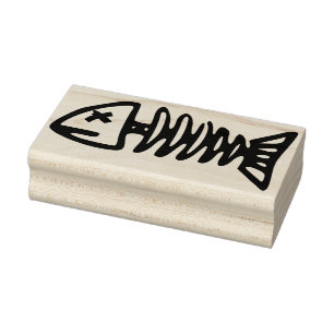 Skelettkunst Briefmarke Gummistempel