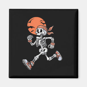 Skelettlauf Funny Halloween Kostüme Männer Frauen Magnet