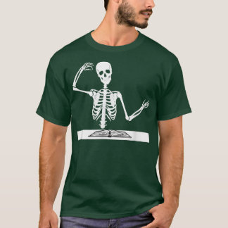 Skelettlehrer Buchgeschichte T - Shirt