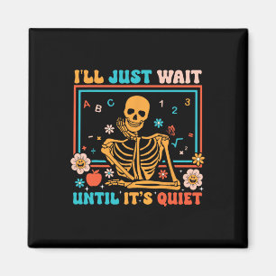 Skelettlehrer Halloween Kostüme Männer Frauen Magnet