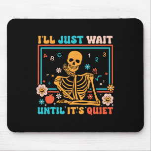 Skelettlehrer Halloween Kostüme Männer Frauen Mousepad