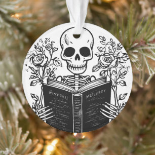 Skelettlesen Buch gothisch Ornament
