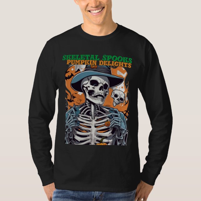 Skelettlöffel, Pumpkin Delights T - Shirt (Vorderseite)