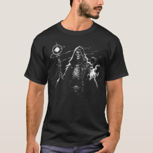Skelettmage / Necromancer T-Shirt