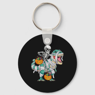 Skeletto Riding Dinosaur T Rex Spaß Kinder Jungen  Schlüsselanhänger