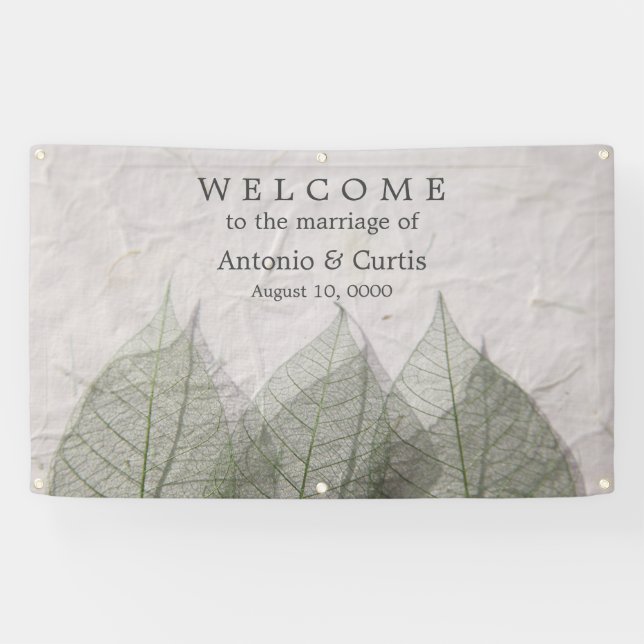 Skeletton-Blätter Banner (Horizontal)