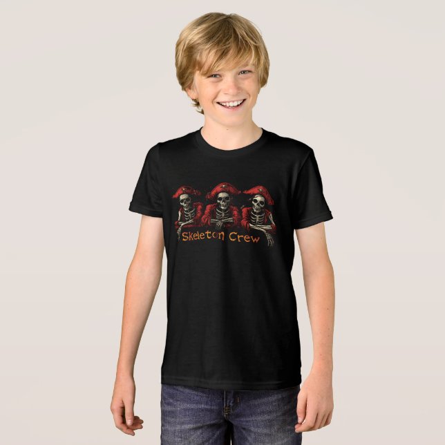 Skeletton-Crew Tri-Blend Shirt (Vorderseite voll)