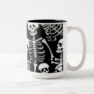 Skeletton-Crew Zweifarbige Tasse