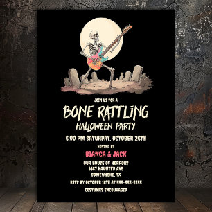 Skeletton-Halloween-Party Einladung