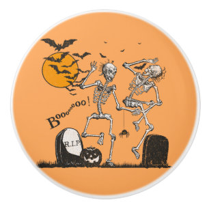 Skeletton-Halloween-Party Keramikknauf