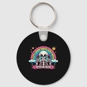 Skeletton Halloween-Shirts Nie besser Schädelhals Schlüsselanhänger