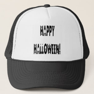 Skeletton Halloween-Text Truckerkappe