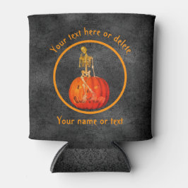 Skeletton Jack- O' Lantern Personalisiert Dosenkühler