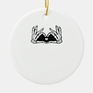 Skeletton Keramik Ornament