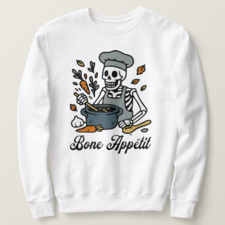 Skeletton Koch Halloween - Spooky Fall Kochen Sweatshirt