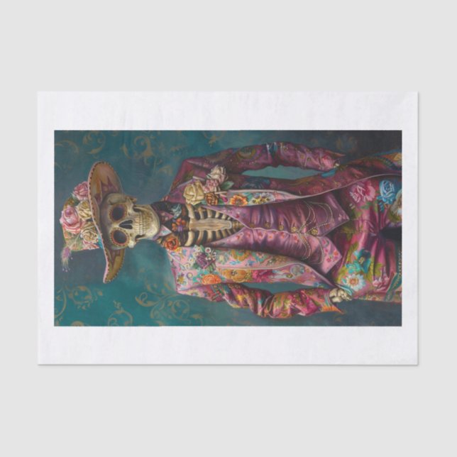 Skeletton Lyfe13 Seidenpapier (Vorderseite)