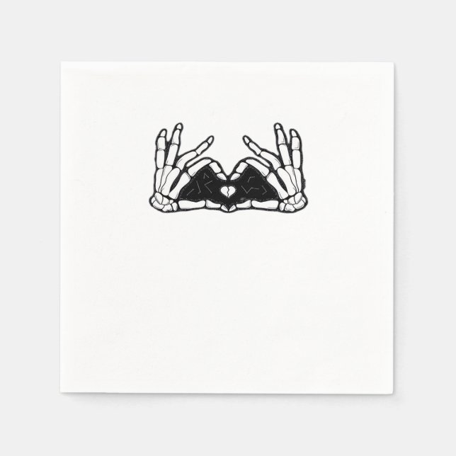 Skeletton Serviette (Vorderseite)