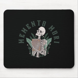 Skeletton Stoische Philosophie lateinisches Zitat  Mousepad