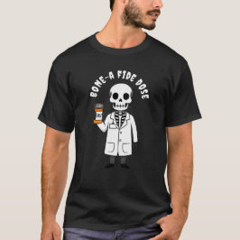 Skeletton-T - Shirt der personalisierten Knochen-a
