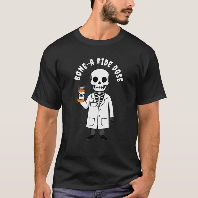 Skeletton-T - Shirt der personalisierten Knochen-a (Vorderseite)