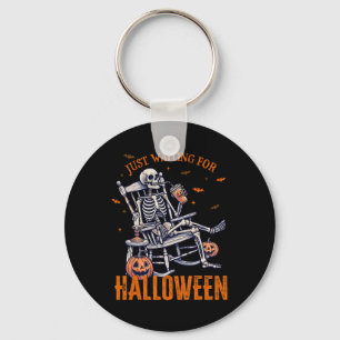 Skeletton Weihnachtsdesign gerade für Hallowage Ge Schlüsselanhänger