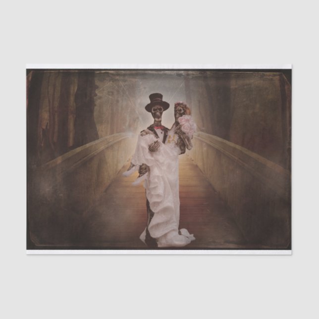 Skelettpapier Seidenpapier (Vorderseite)