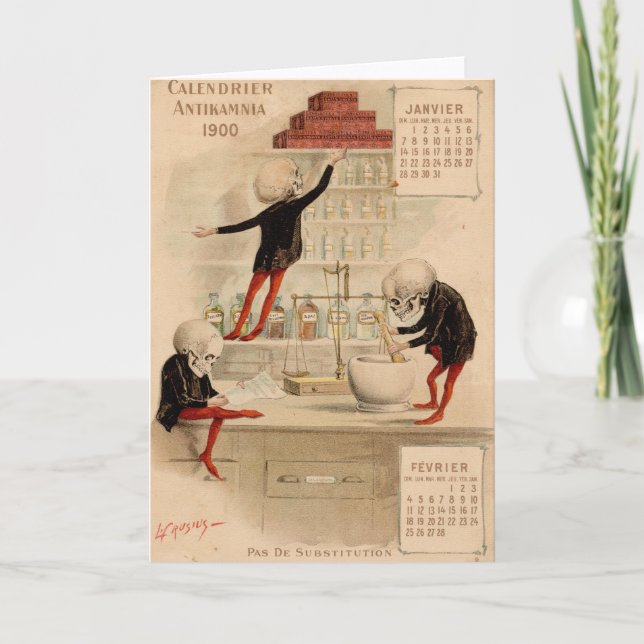 Skelettpharmake Karte (Vorderseite)