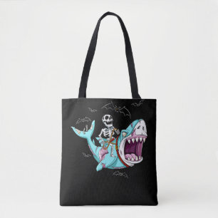 Skelettreise Zombie Shark Funny Halloween Geschenk