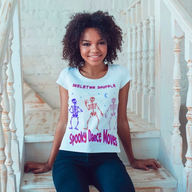 Skeletts Shuffle Spooky Tanzbewegungen T-Shirt (Von Creator hochgeladen)