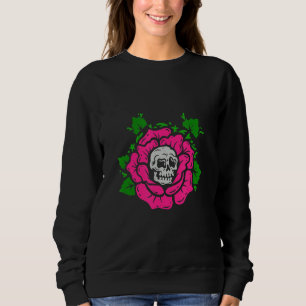 Skelettschädel für Pflanze Sweatshirt